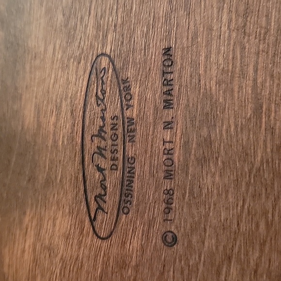 Mort N Marton Dining Vintage Mort N Marton Wood Cork Hot Plate